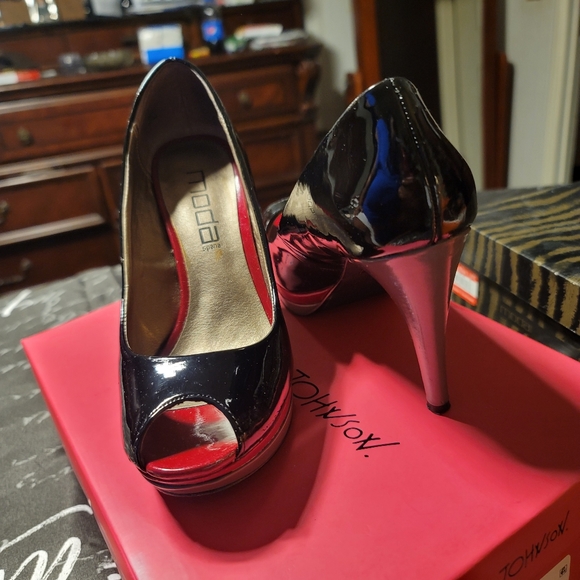 Black heels